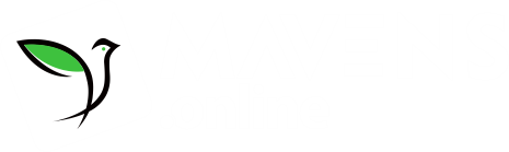 Mavens Online Logo White